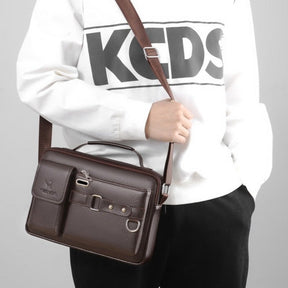 Bolsa Masculina de Couro Luxury