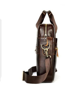 Bolsa Masculina de Couro Fashion