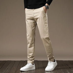 Calça Chino Masculina em Sarja Rouffman FF24