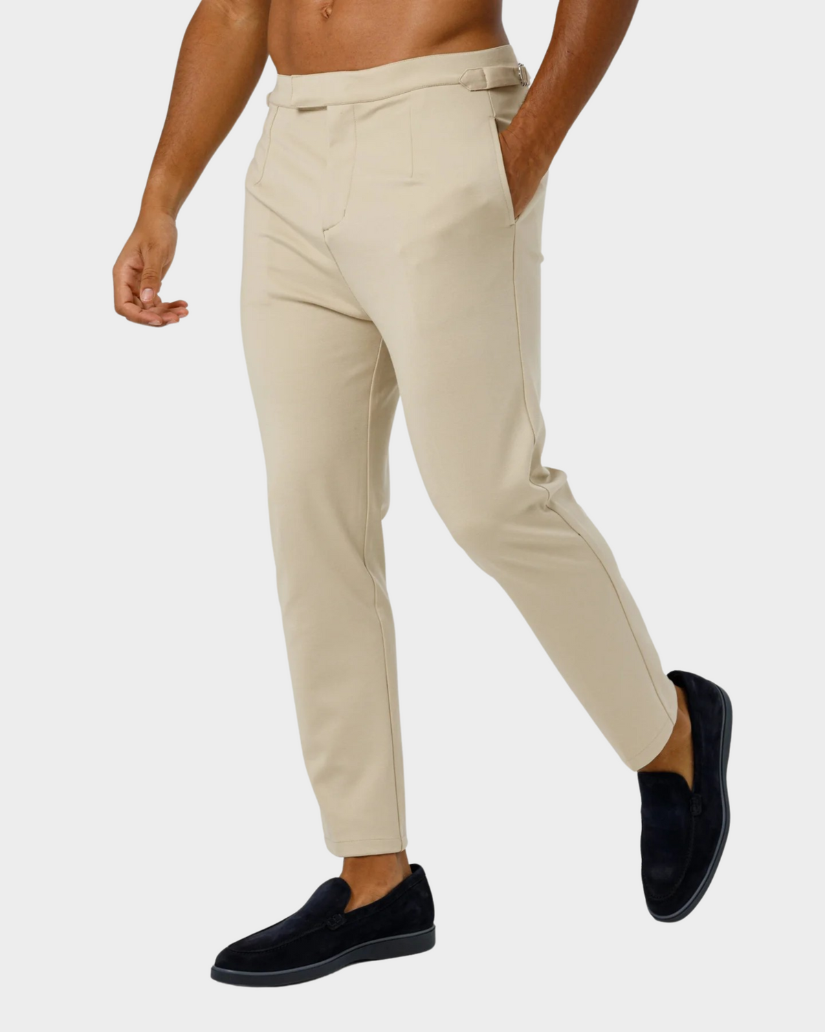 Calça Social Alfaiataria Ajuste Lateral Amalfi [Compre 1, Leve 2]
