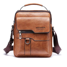 Bolsa de Couro Pequena Masculina Impermeável