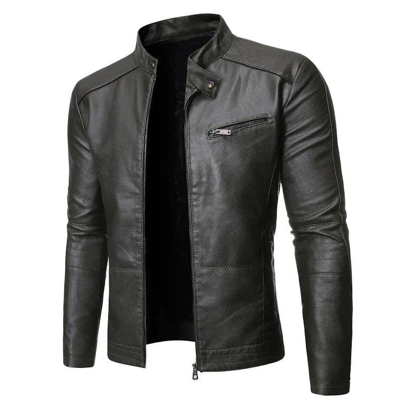 Jaqueta de Couro Masculino Epsilon