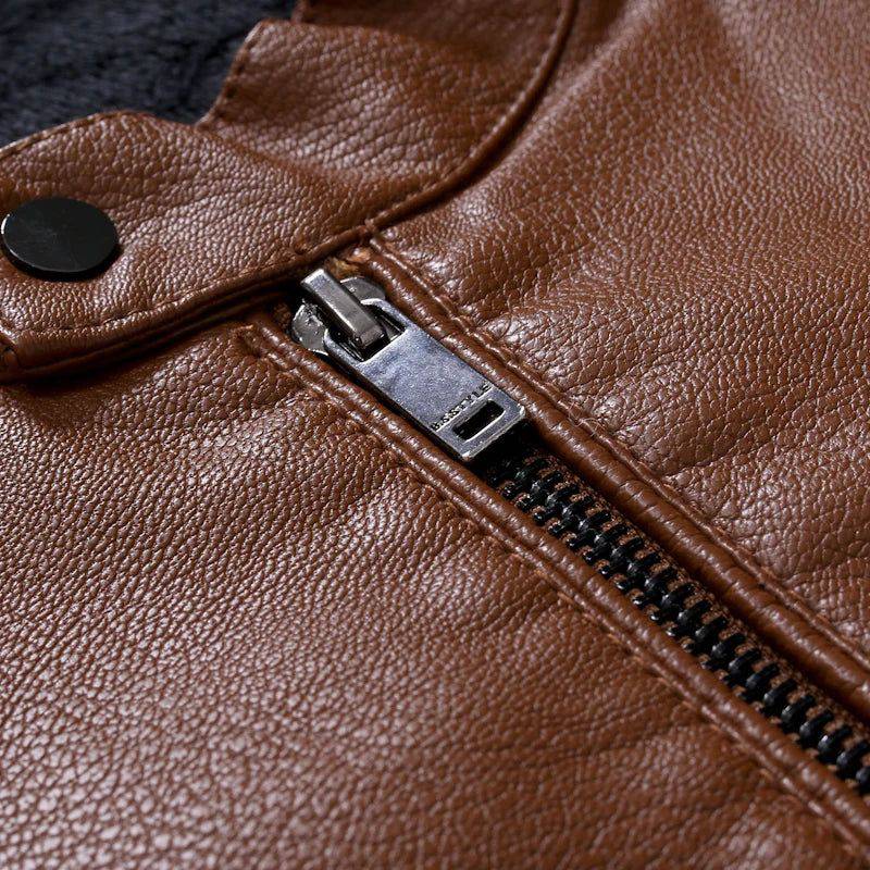 Jaqueta de Couro Masculino Epsilon