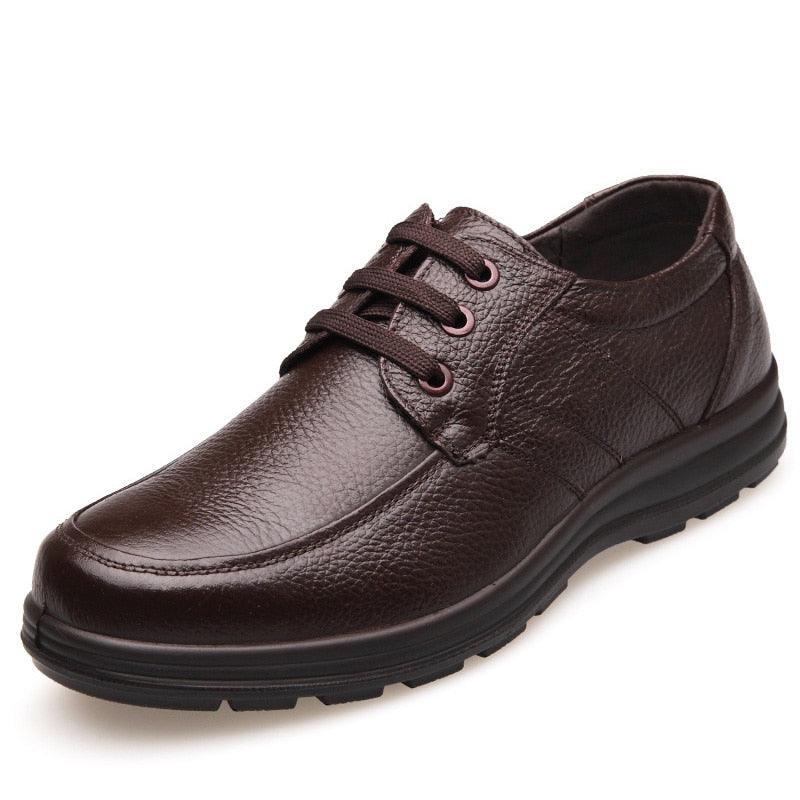 Sapato de Couro Slim Masculino