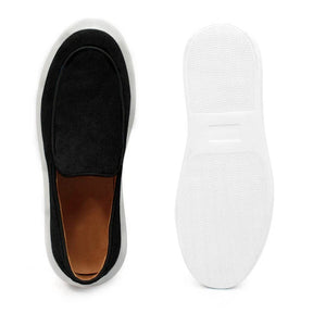 Mocassim Loafer em Couro Camurça – Sofisticação e Conforto para Todas as Ocasiões