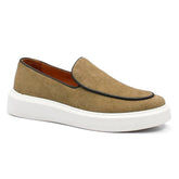 Mocassim Loafer em Couro Camurça – Sofisticação e Conforto para Todas as Ocasiões