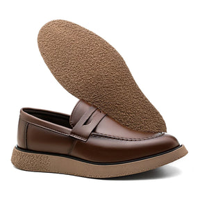 Sapato Mocasssim Masculino Loafer Casual New Crepe Confort Classic