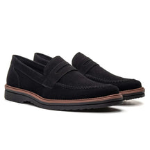 Loafer mocassim Oxford Em Couro Camurça Legitimo