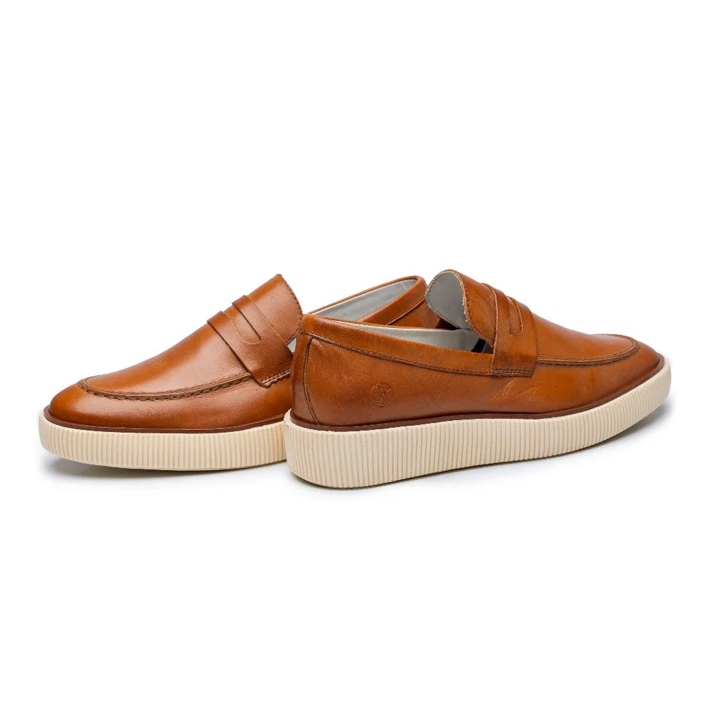 Sapato Social Masculino Mocassim Couro Legítimo Casual